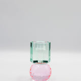 2 Tier Prism Crystal Candle Holder - Joy