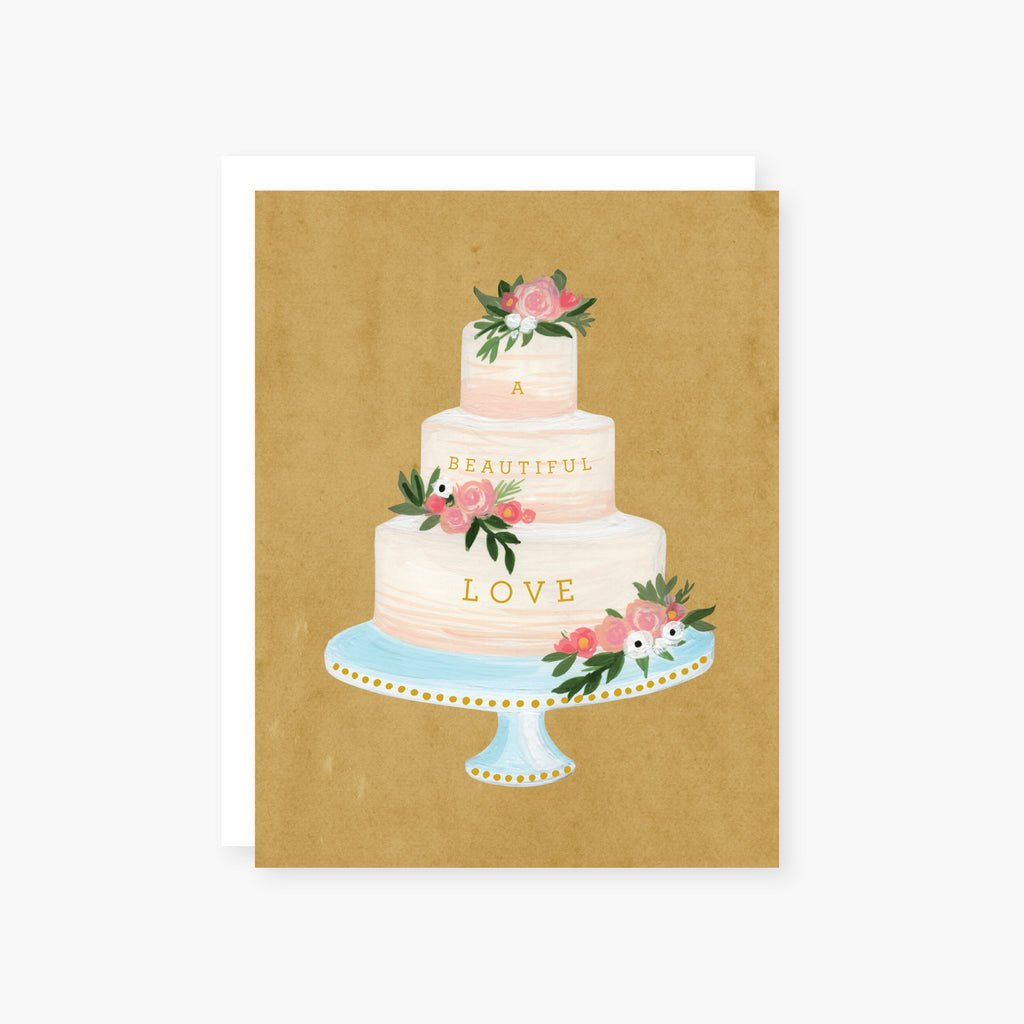 A Beautiful Love Wedding Card - Joy