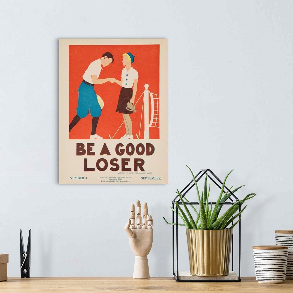 Be a Good Loser, Citizenship Poster - Joy