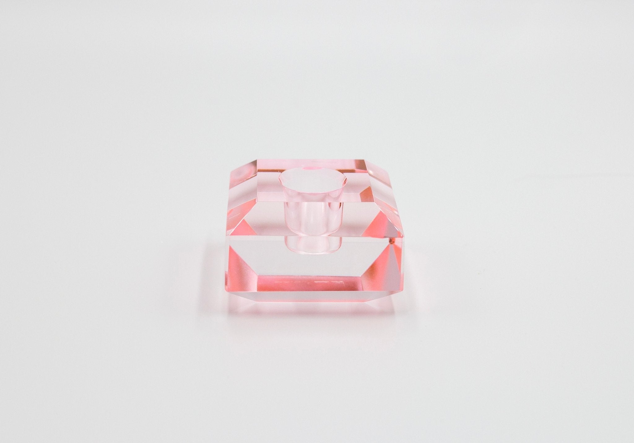 Crystal Cube Candle Holder - Joy