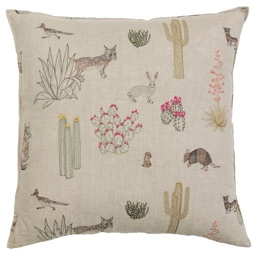 Saguaro Desert Friend Pillow - Joy