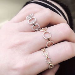 Liven Chain Link Eternity Ring - Joy