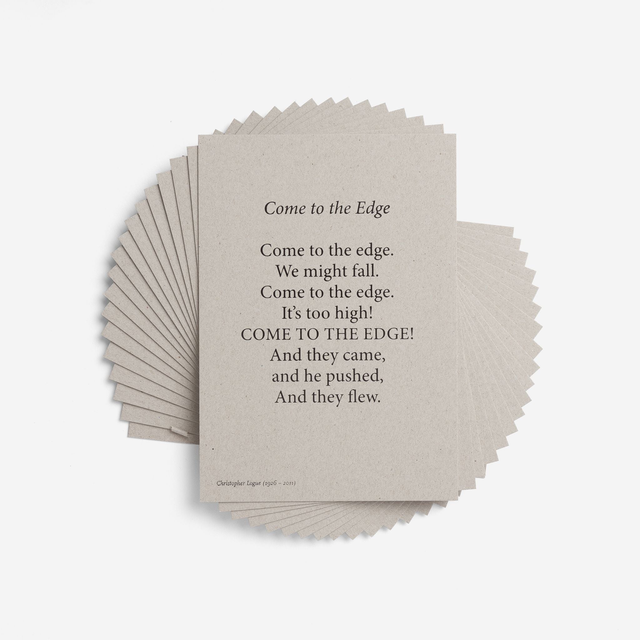 20 Poems Card Set - Joy