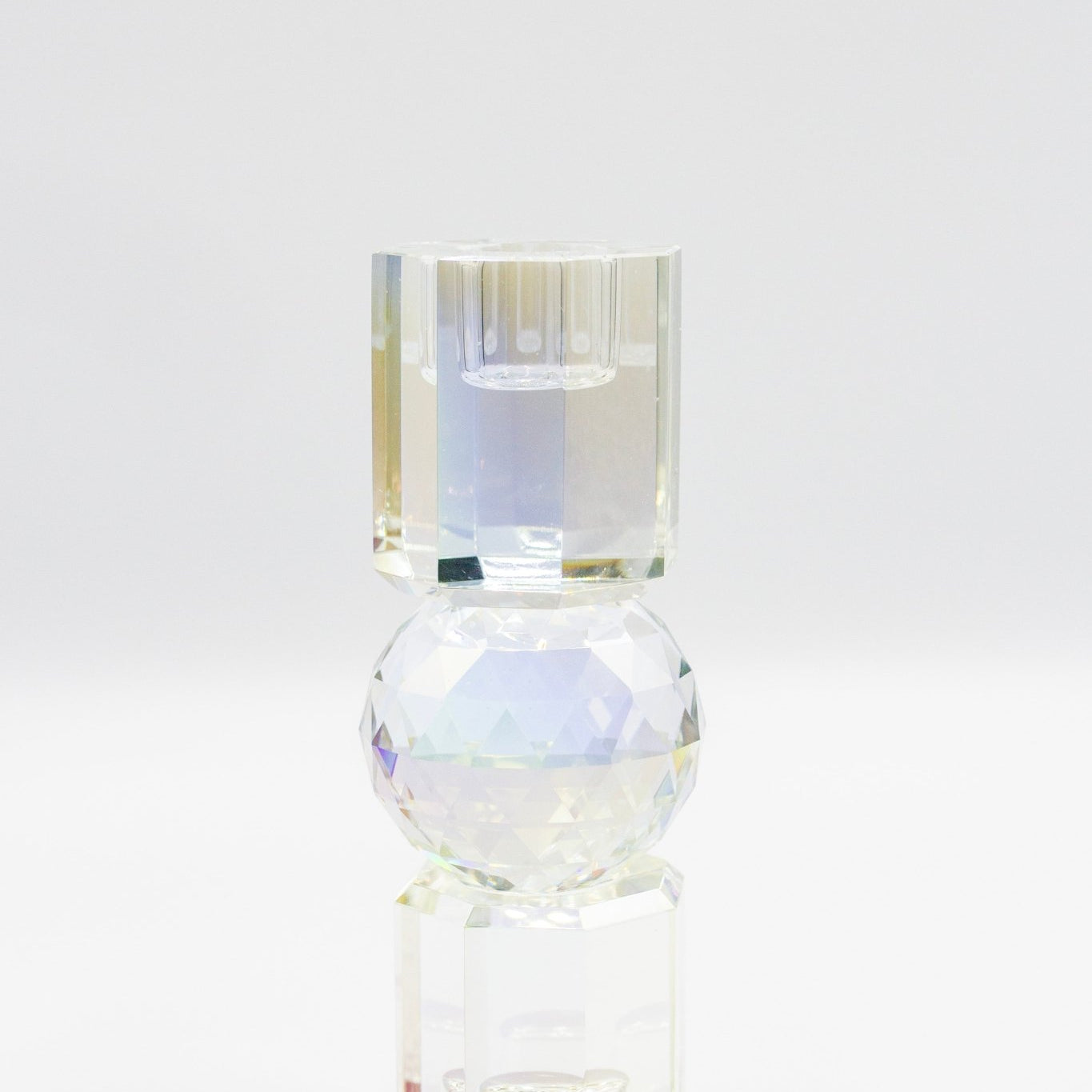 3 Tier Medium Crystal Candle Holder - Joy