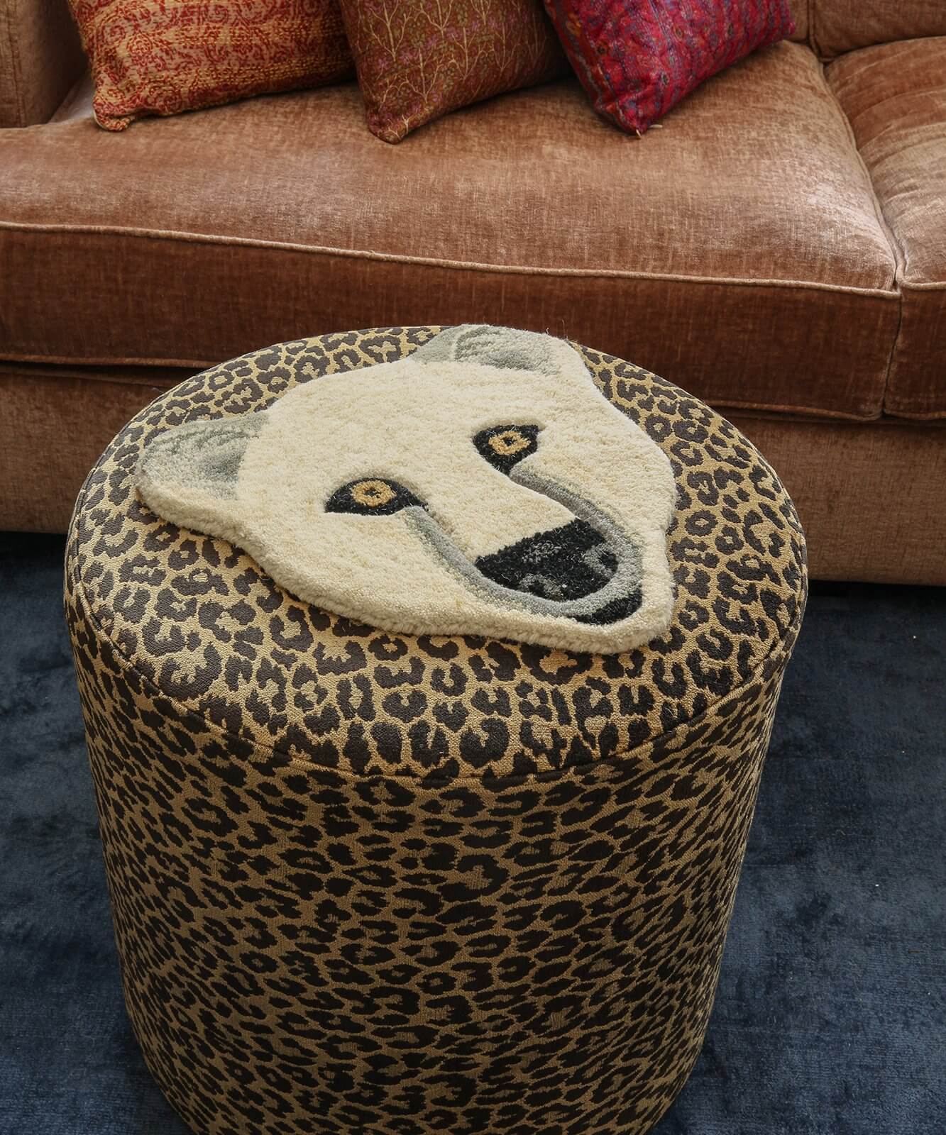 Animal Head Rug Cushion - Joy