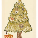Animals in a Christmas Tree Card - Joy