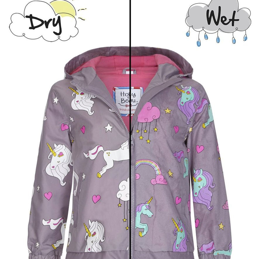 Color Changing Unicorn Raincoat - Joy