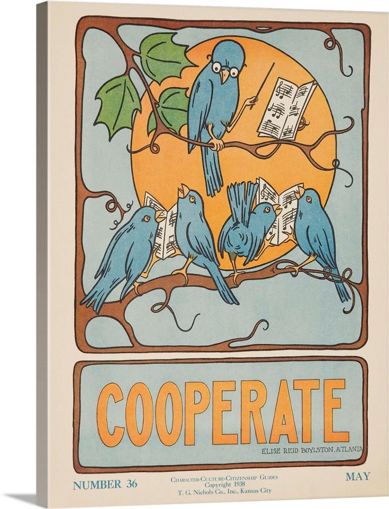 Cooperate, Citizenship Poster - Joy