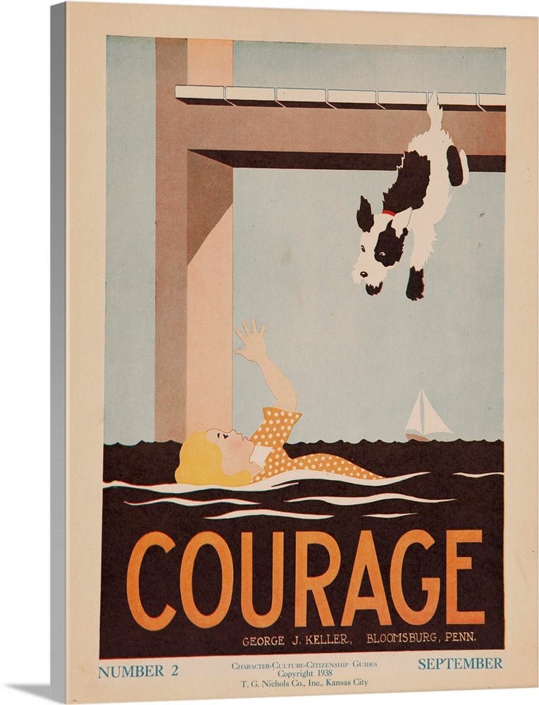 Courage, Citizenship Poster - Joy