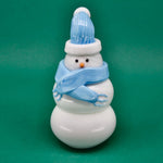 Glass Snowman Betty Blue - Joy