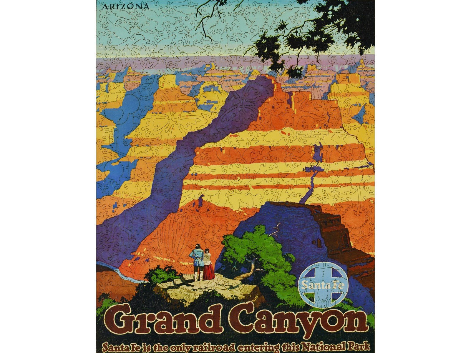 Grand Canyon Santa Fe Railroad Puzzle - Joy