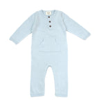 Knit Button Down with Pouch Coveralls - Joy