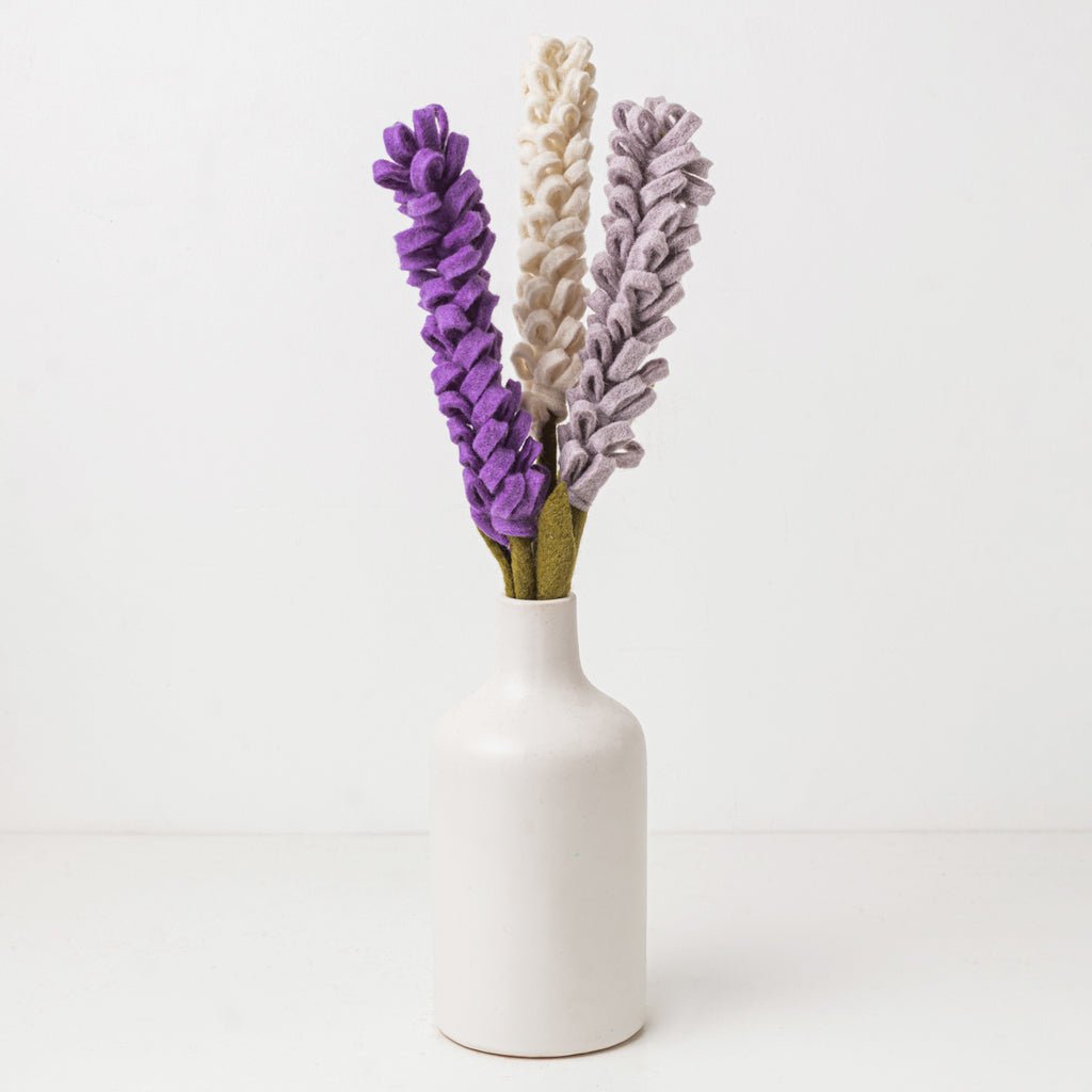 Lavender Felt Flower - Joy