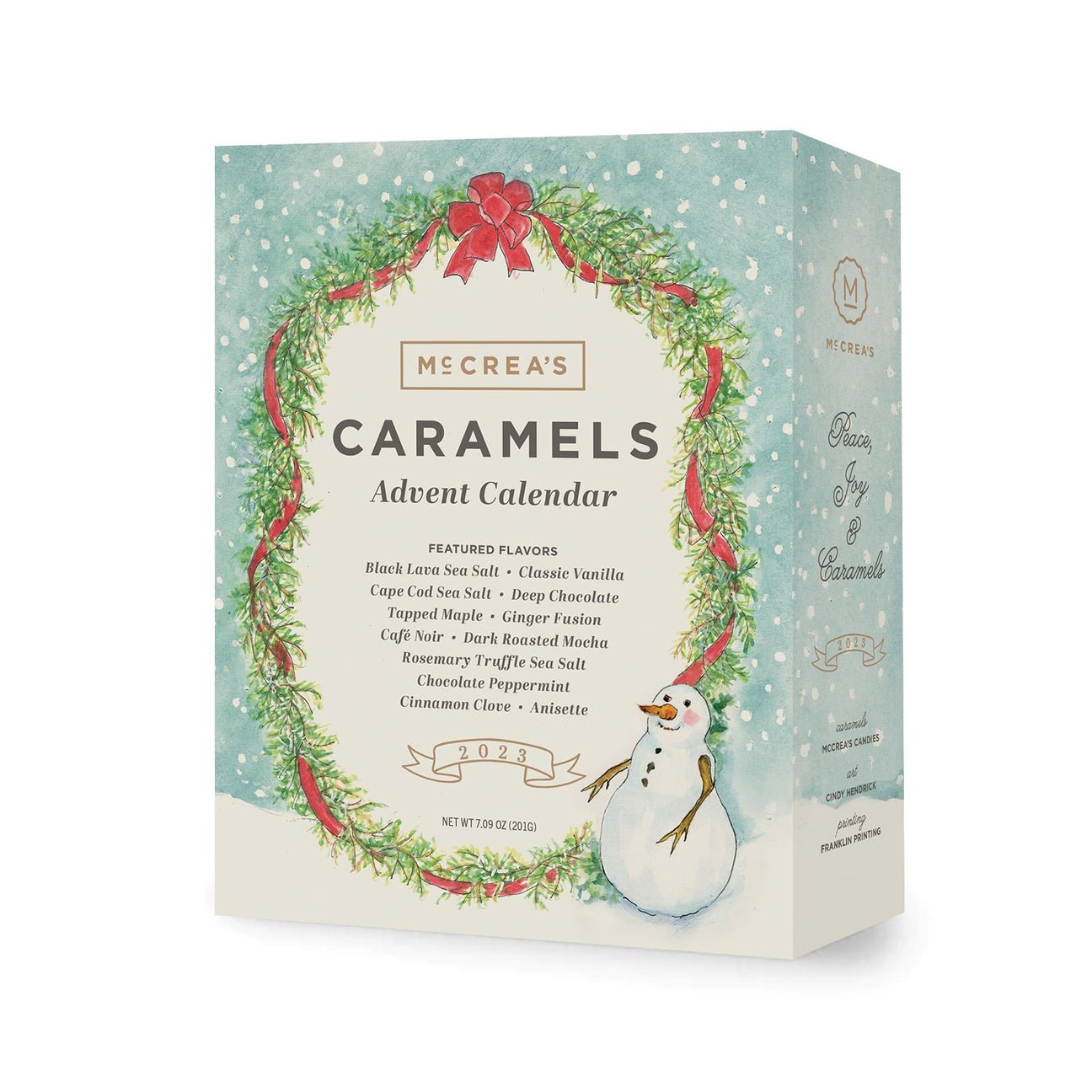 McCrea's Advent Calendar of Caramels - Joy