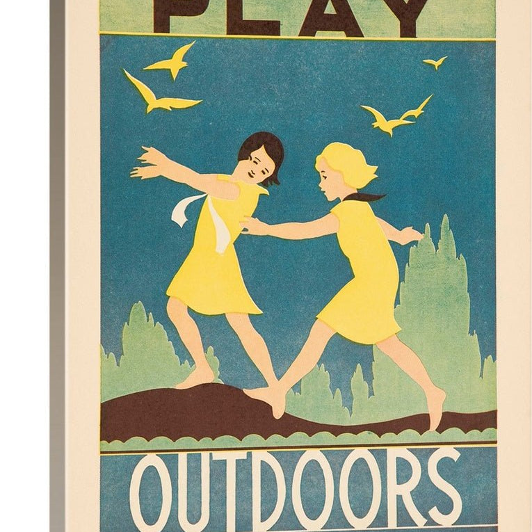 Play Outdoors, Citizenship Poster - Joy