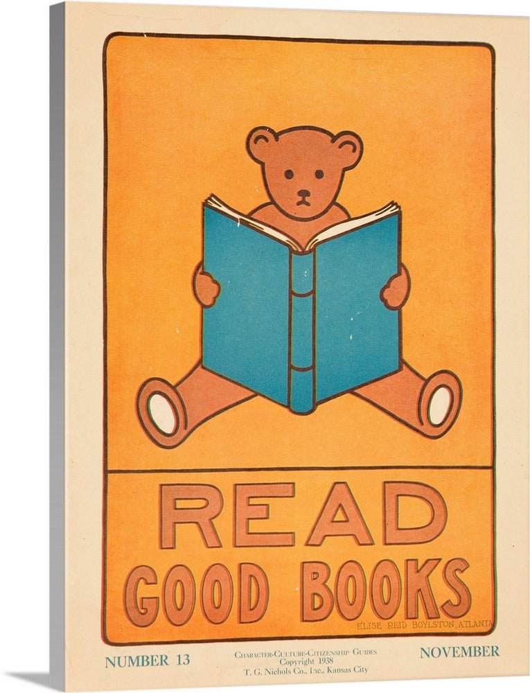 Read Good Books, Citizenship Poster - Joy