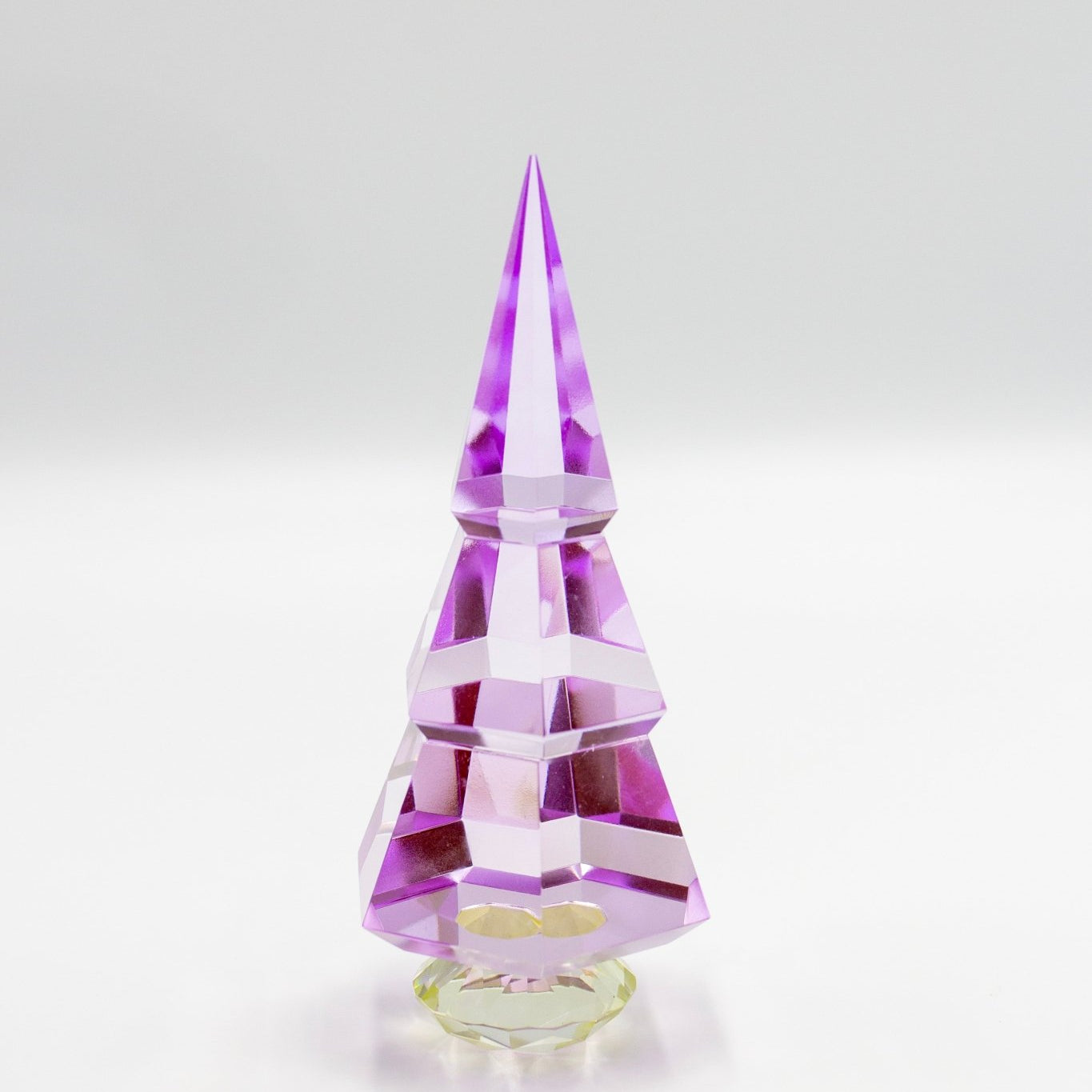 Violet Crystal Christmas Tree - Joy